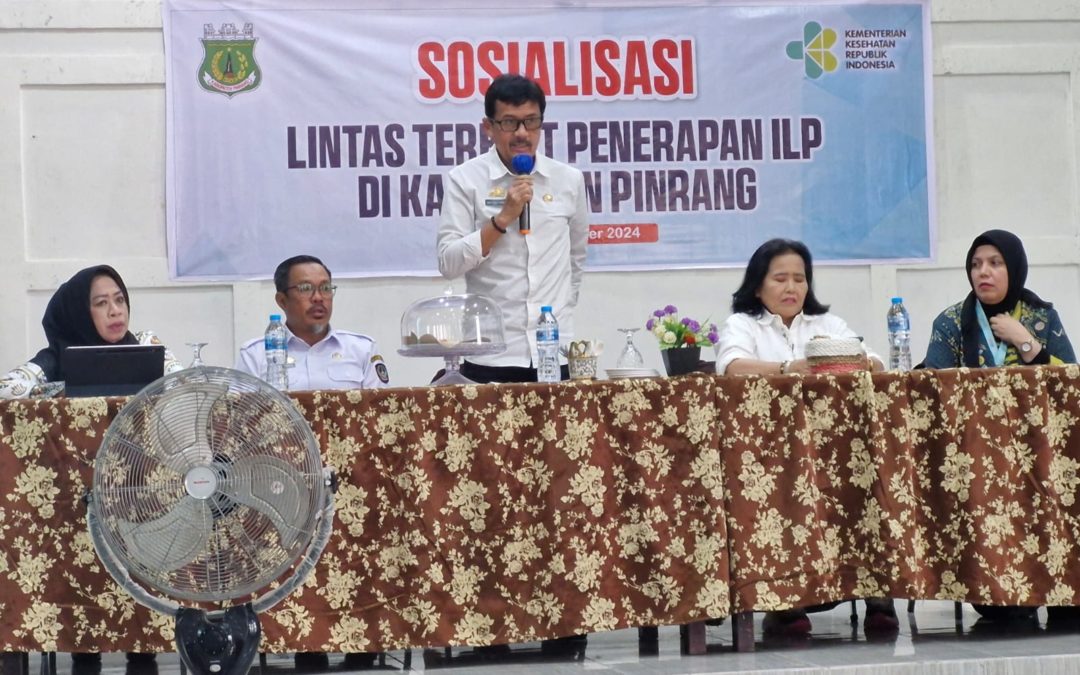 Sekda Pinrang Membuka Sosialisasi Lintas Sektor terkait Penerapan Integrasi Layanan Primer (ILP)