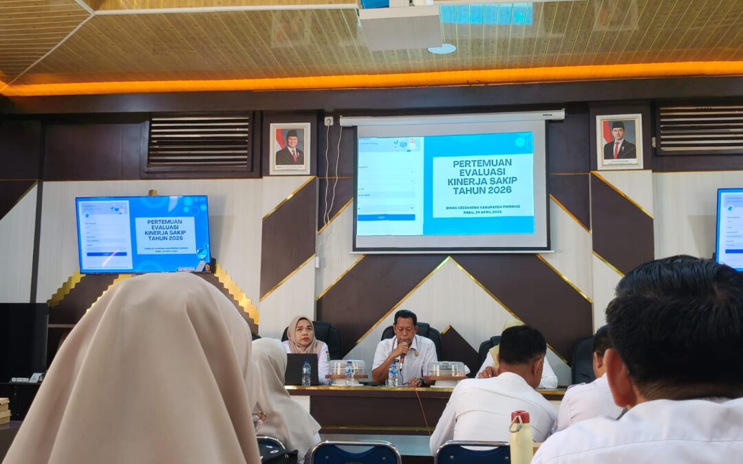 Dinkes Pinrang Gelar Evaluasi SAKIP 2026, Tekankan Penguatan Implementasi dan E-Sakip