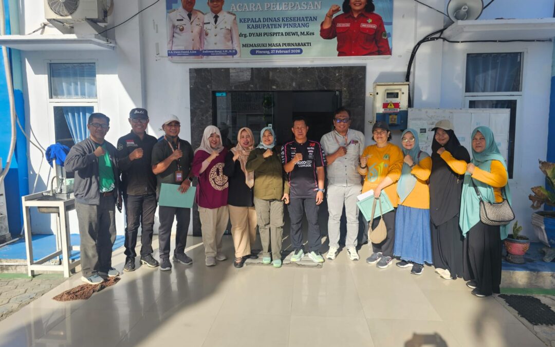 Dinas Kesehatan Pinrang Terima Tim Puskesmas Terpencil dari Dinas Kesehatan Provinsi Sulawesi Selatan
